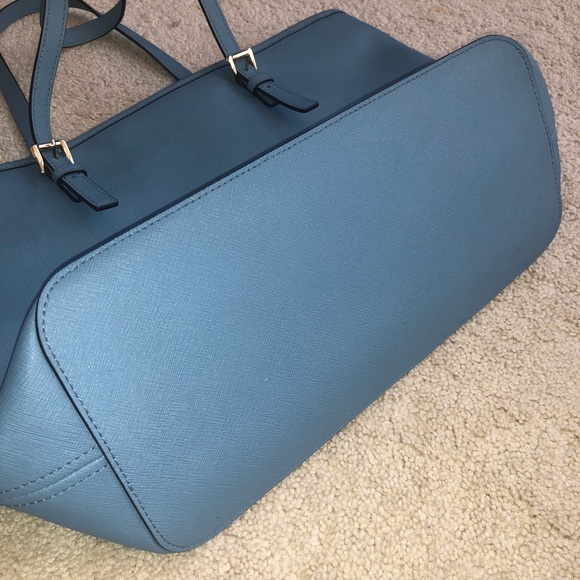 Michael Kors Light Blue Medium Jet Set Tote - Picture 3 of 7